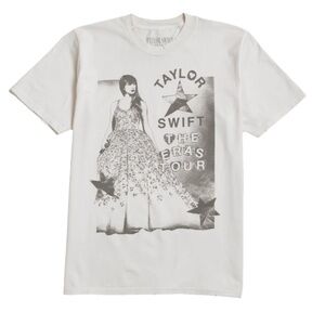Taylor Swift The Eras Tour Grey Distressed T-Shirt